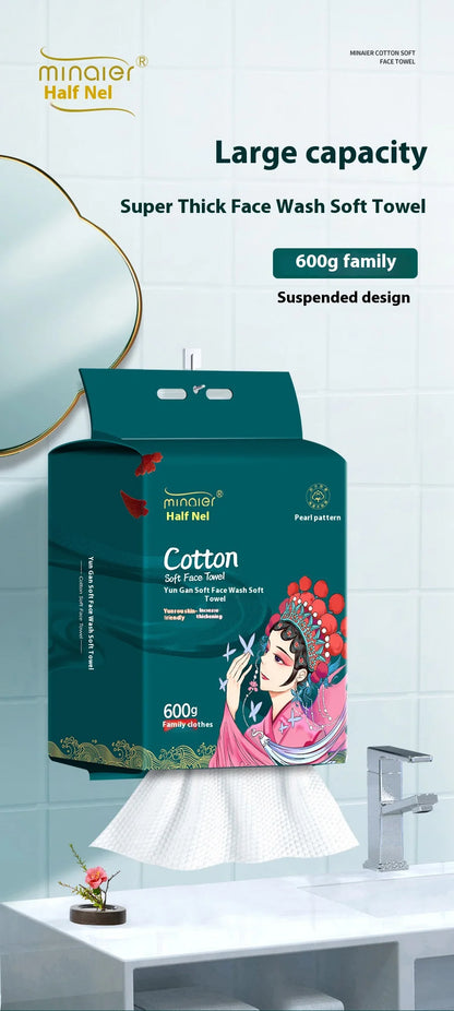 Family pack facial washcloths