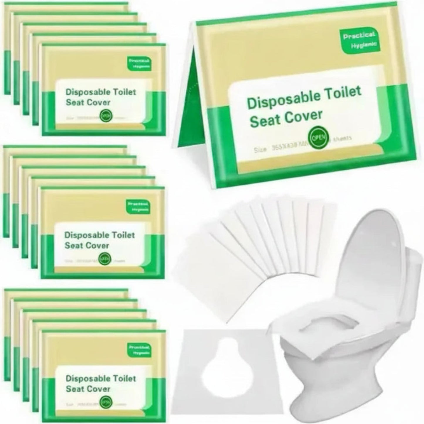Disposable Toilet Seat Covers 10–200PCS for Travel