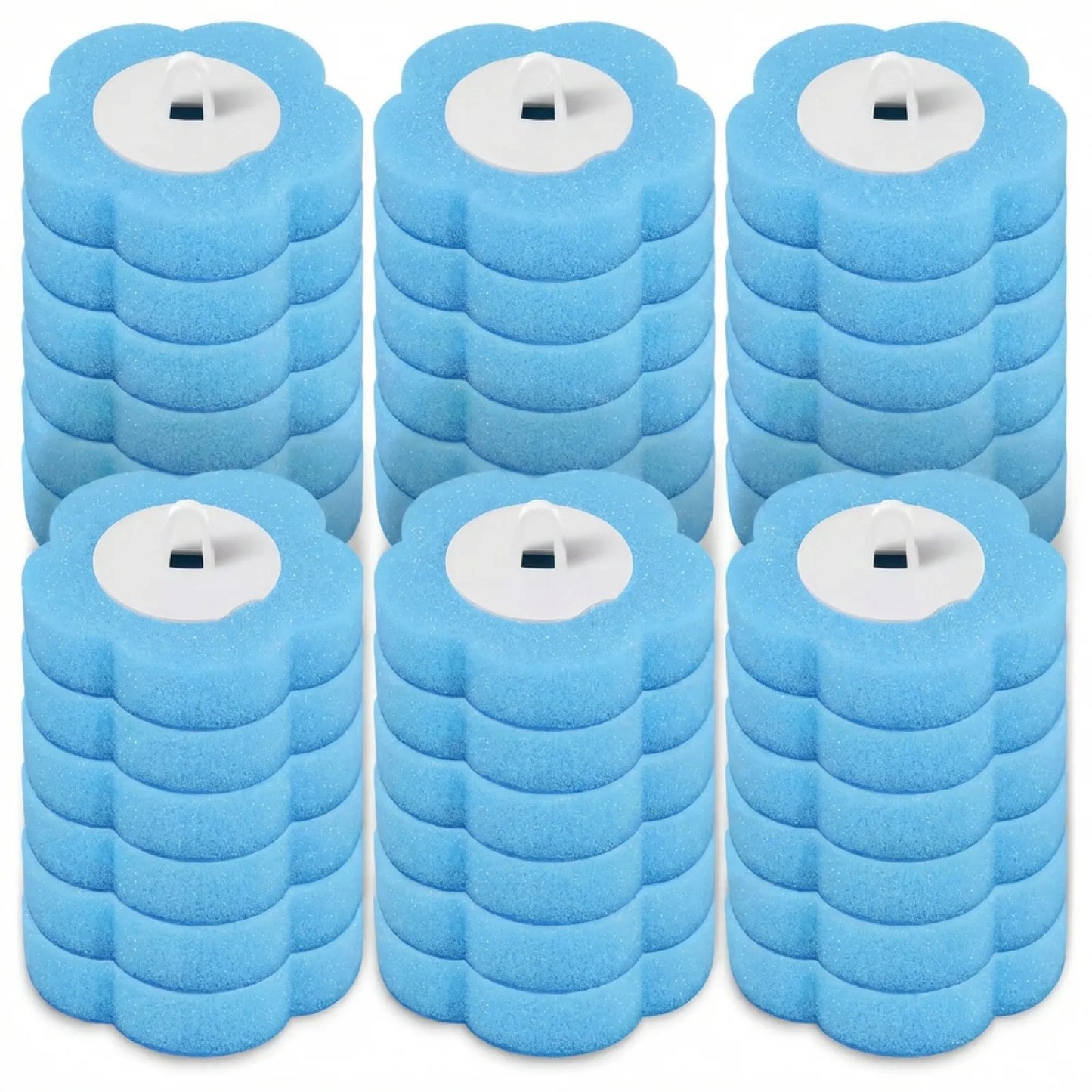Hygienic toilet cleaning brush set