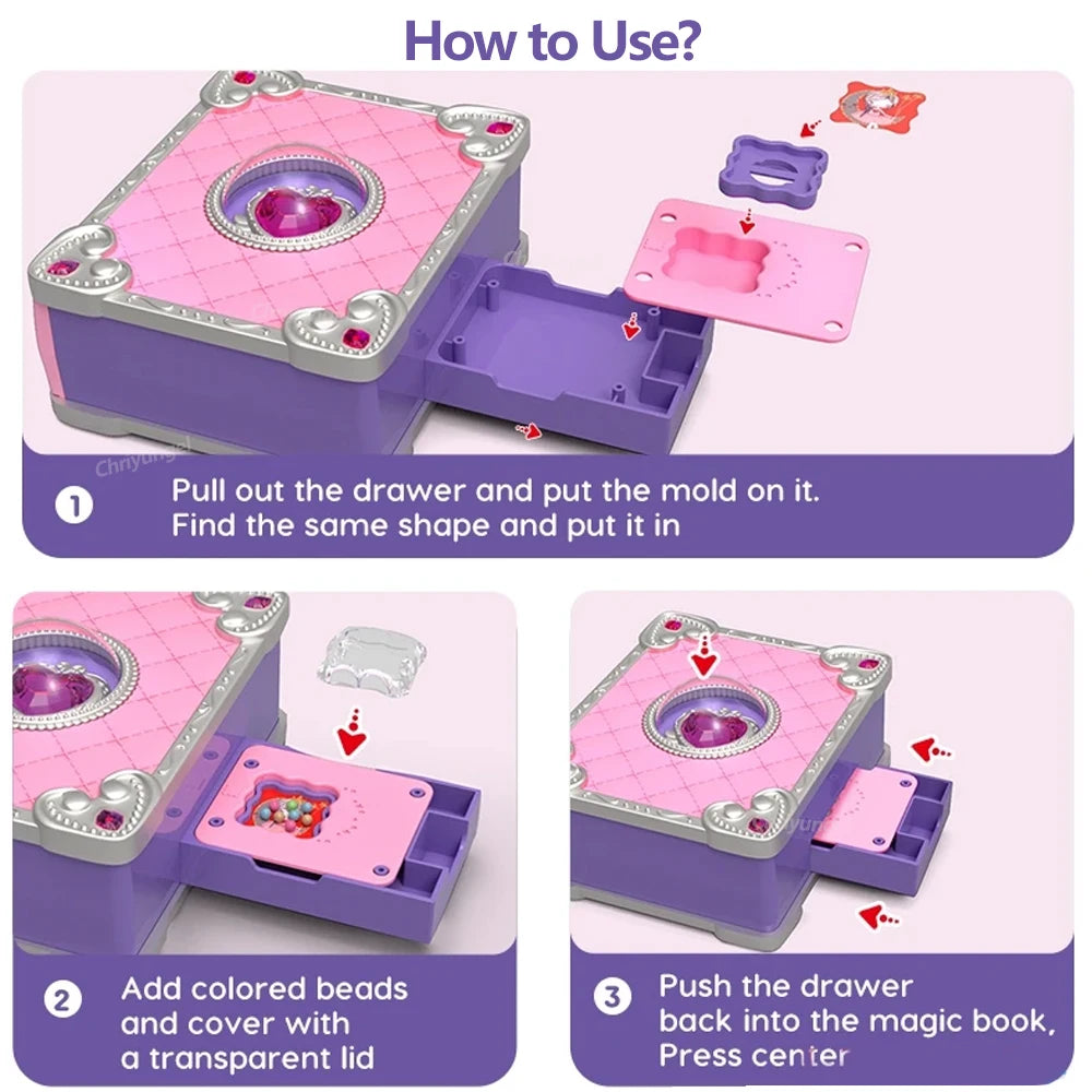 DIY fashion jewelry making kit for children