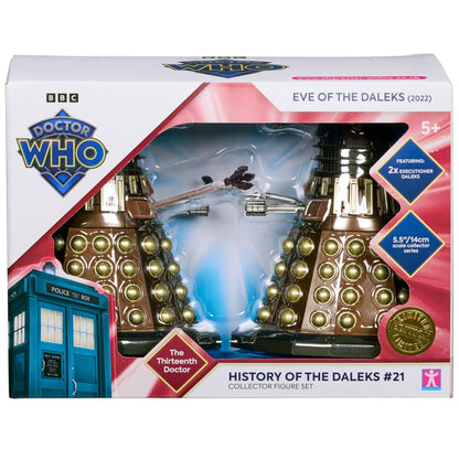 Doctor Who History of the Daleks #21 – 2pk articulated Executioner Dalek figures