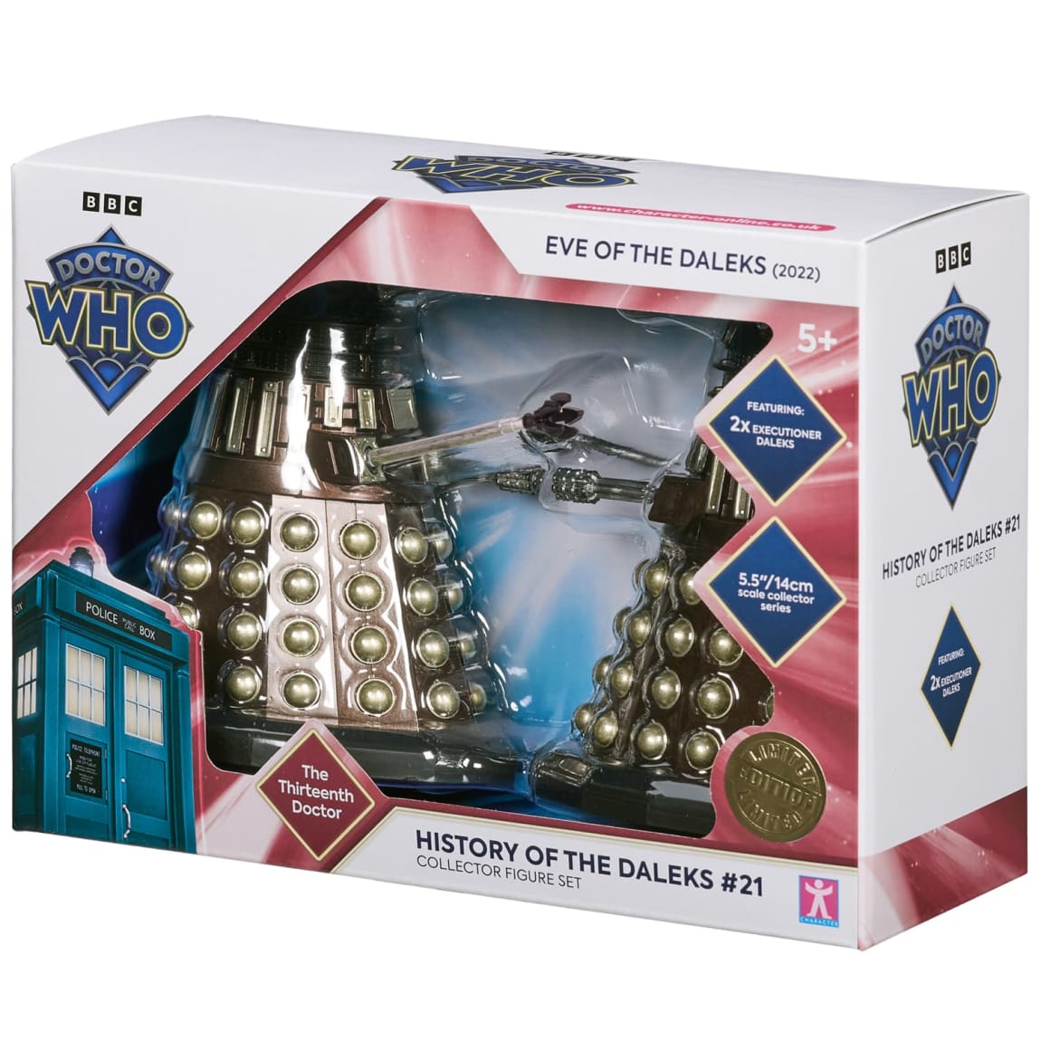 5.5-inch detailed Dalek figures perfect for Doctor Who collectors
