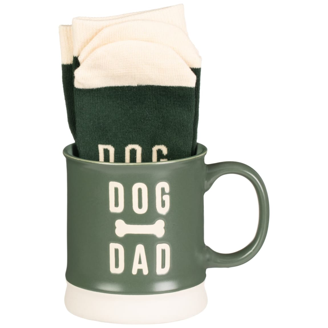 Dog dad themed mug and socks gift set for Father’s Day