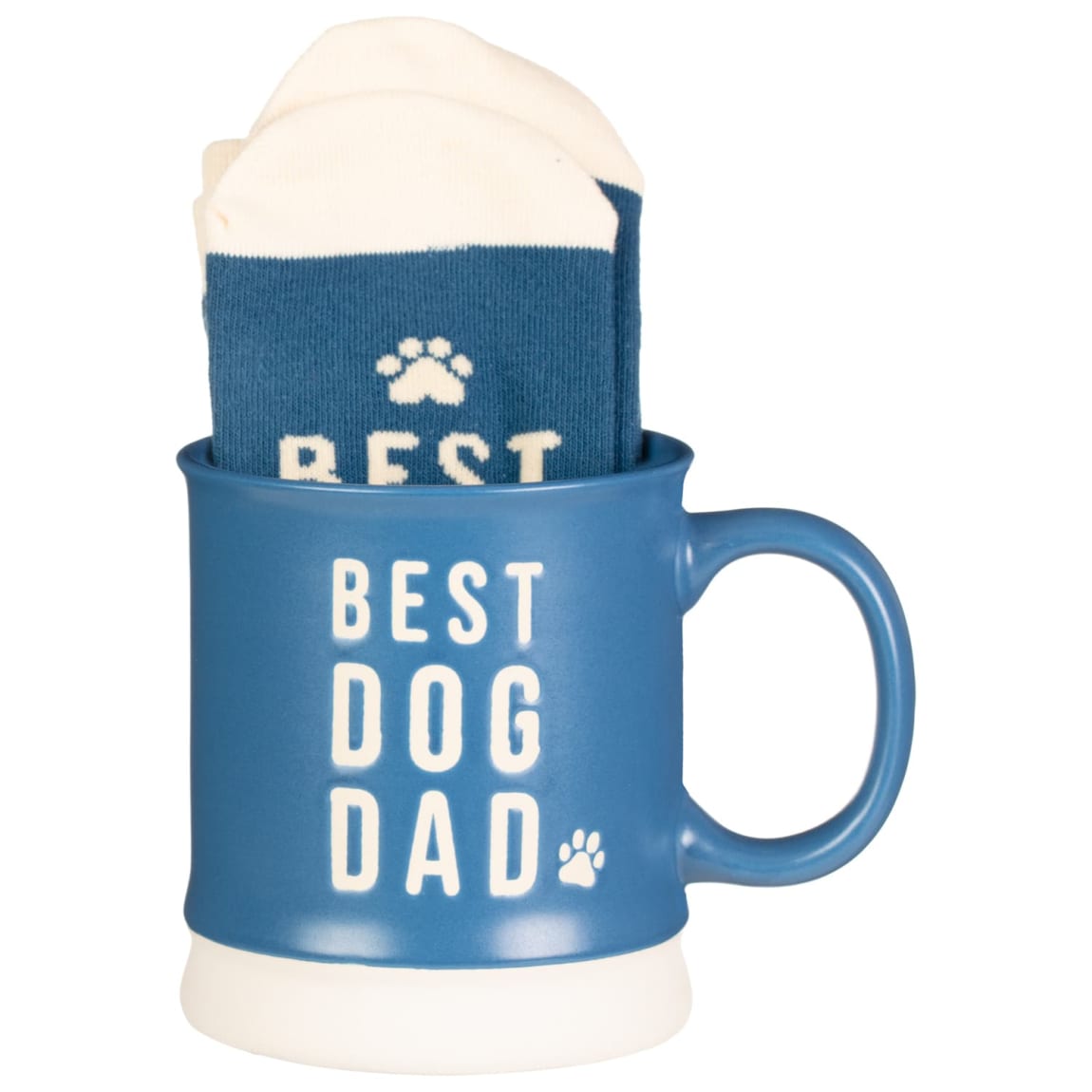 Comfortable socks paired with matching hot drink mug