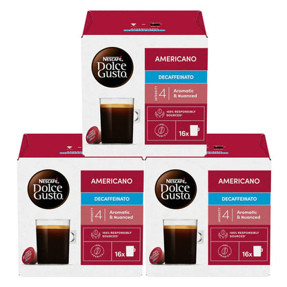 Smooth decaf Americano coffee for gentle daily enjoyment