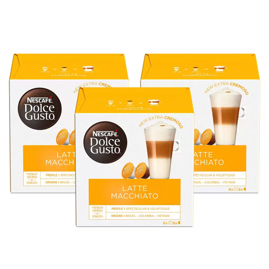 dolce gusto latte macchiato coffee pods
