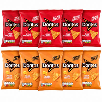 Doritos Chilli Heatwave and Tangy Cheese 10 Pack