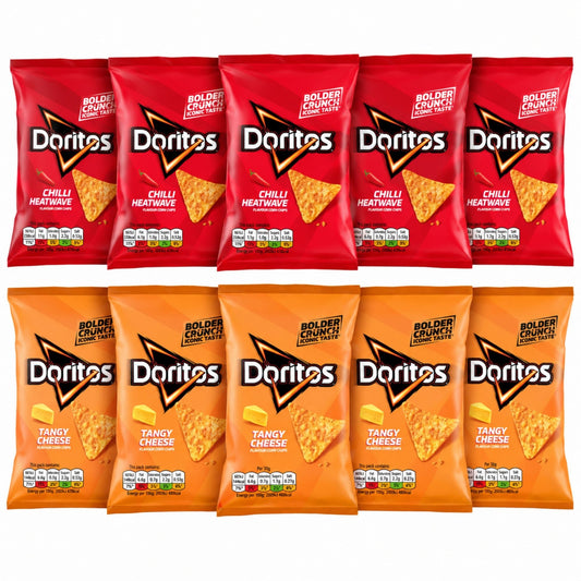 Doritos Chilli Heatwave and Tangy Cheese 10 Pack