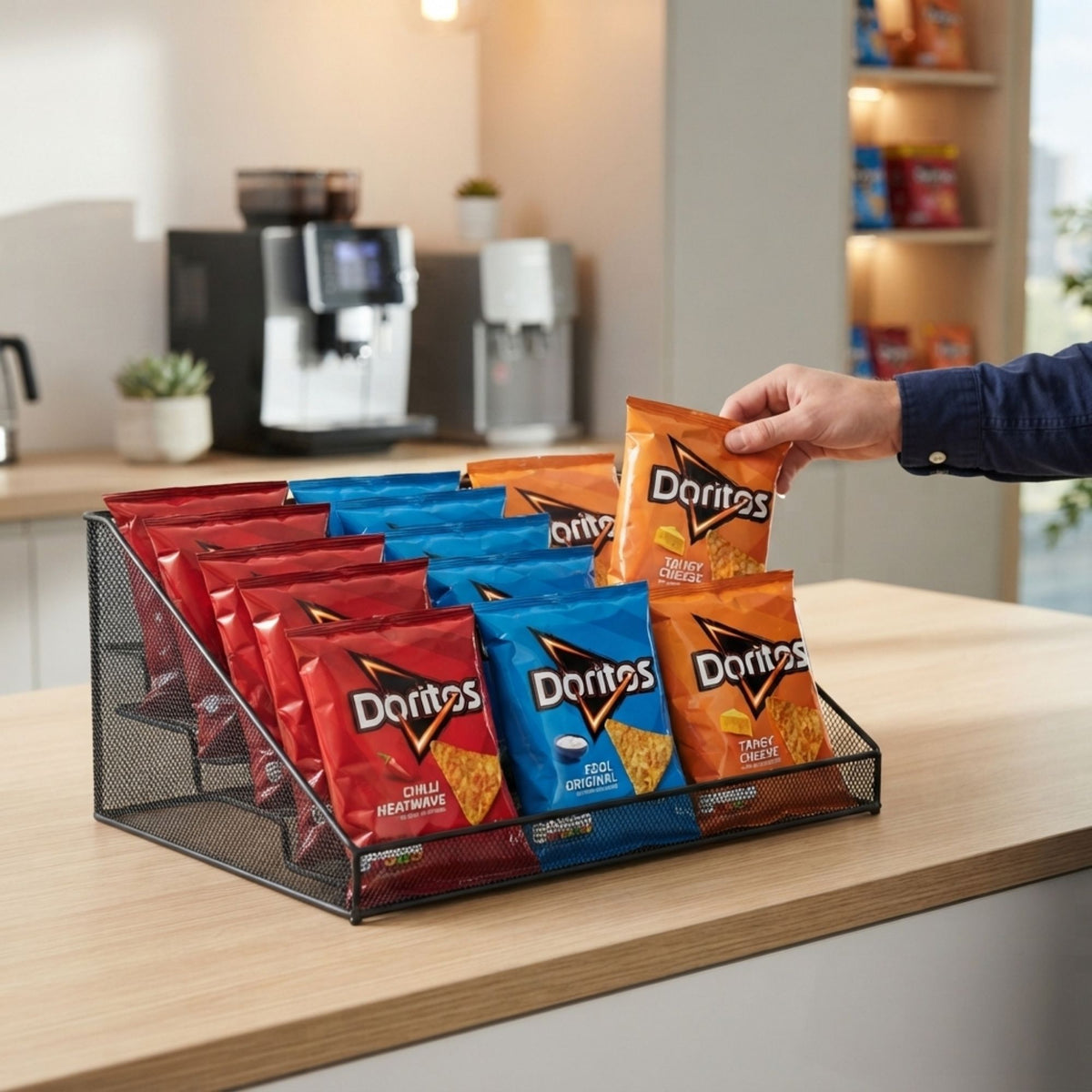 Individual Doritos tortilla chip packets