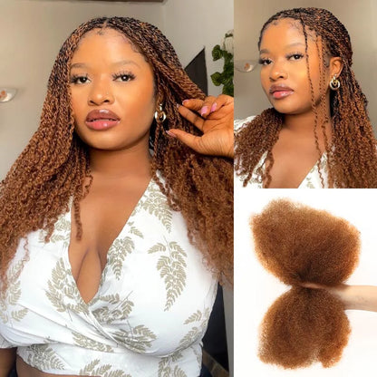 natural human hair strands for dreadlock styling