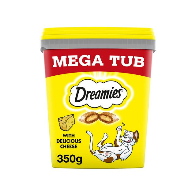 Dreamies cheese cat treats mega tub 350g