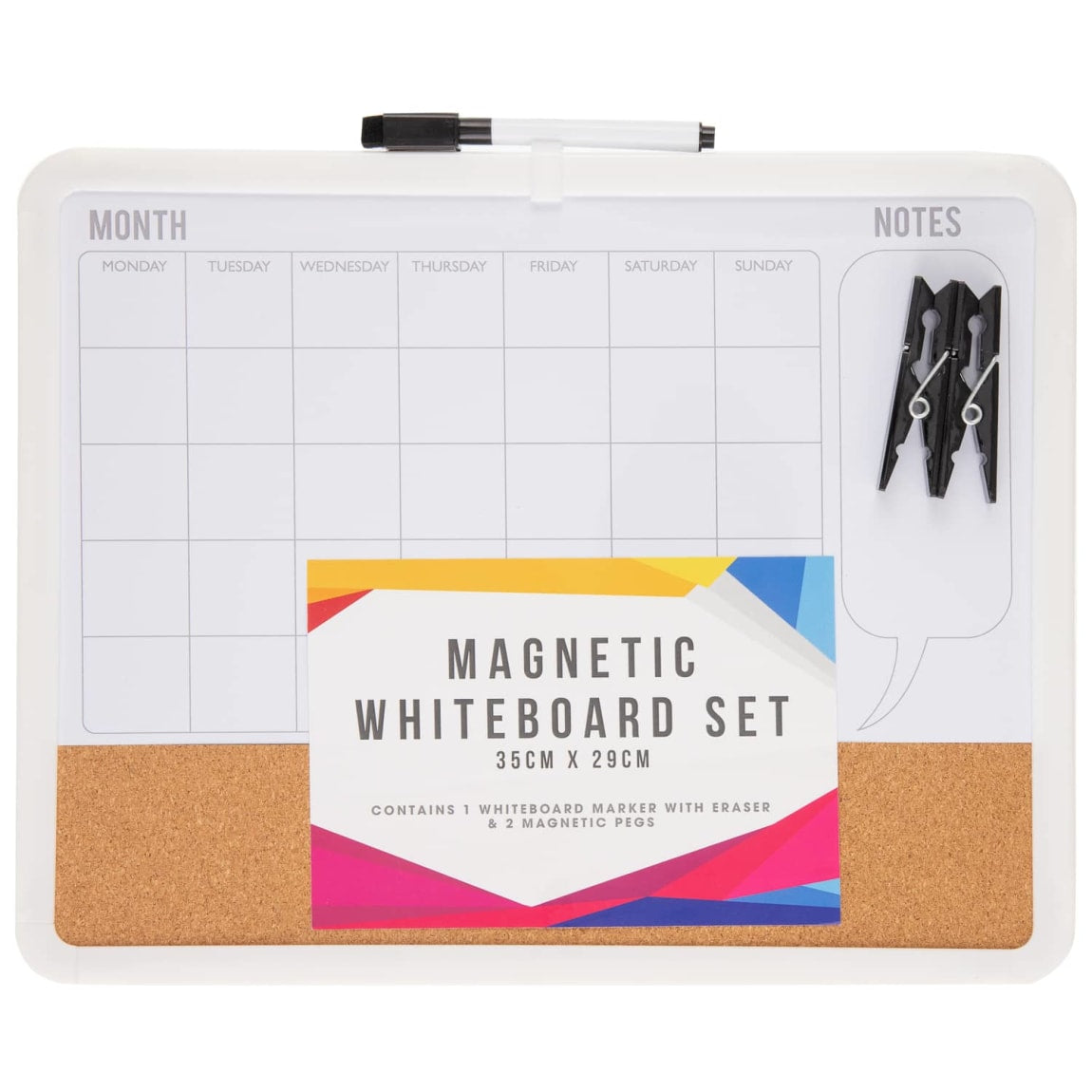 Dry wipe monthly planning board