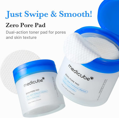 Pore refining pads for oily and uneven skin