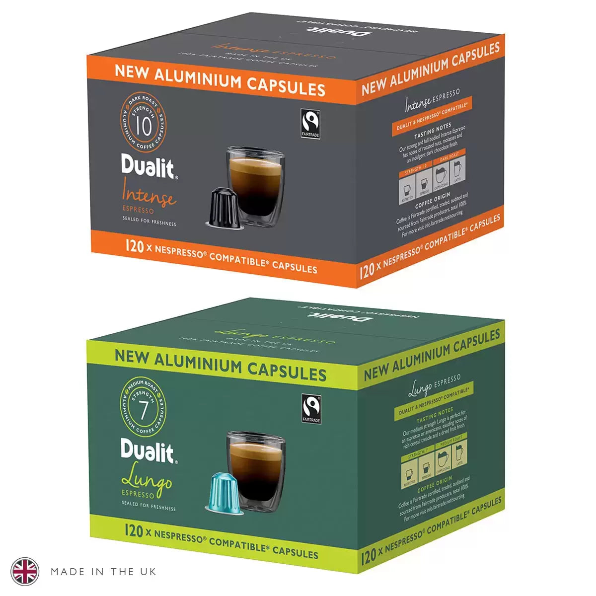 dualit espresso pods nespresso compatible