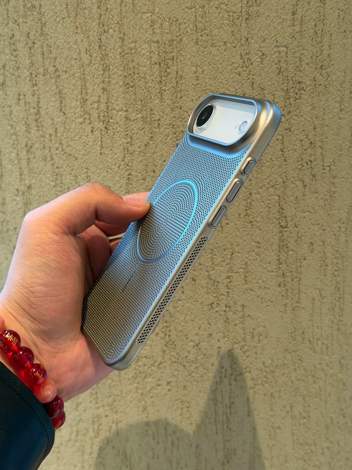 Stylish metallic mesh phone case for Apple iPhone models