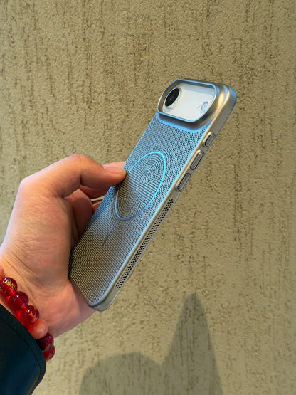 Stylish metallic mesh phone case for Apple iPhone models