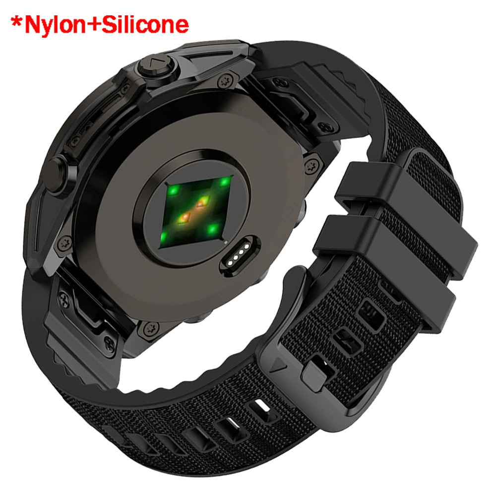Garmin QuickFit 22mm silicone band for Fenix 6 5 Forerunner 955 965