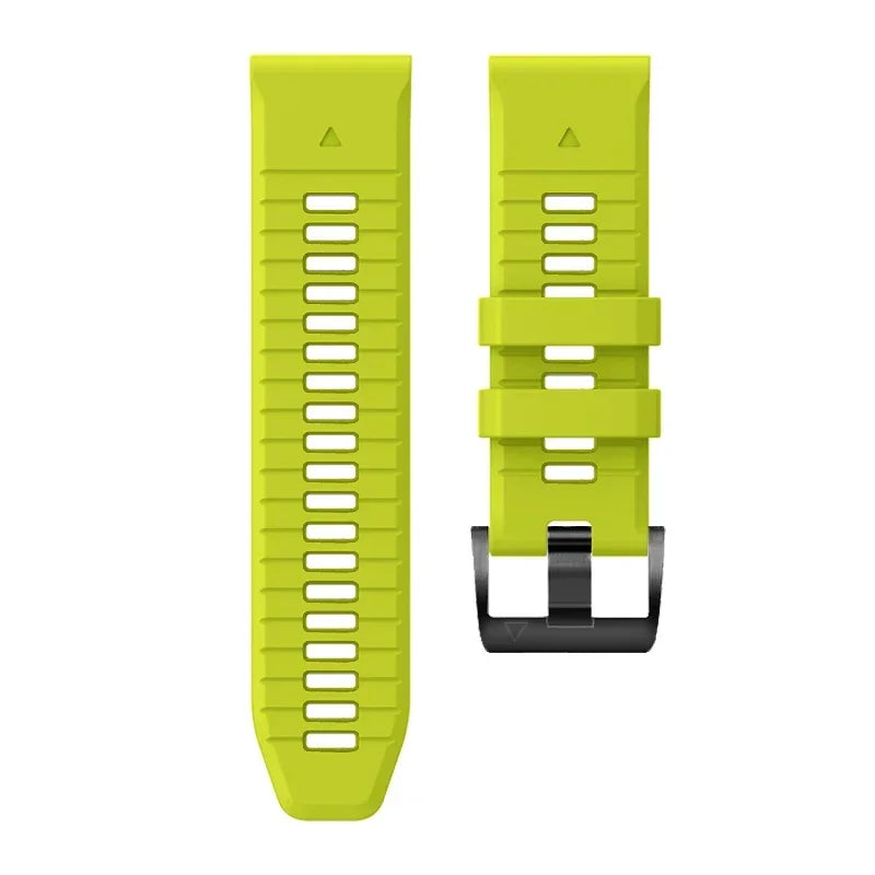 Comfortable silicone watch band for daily wear
