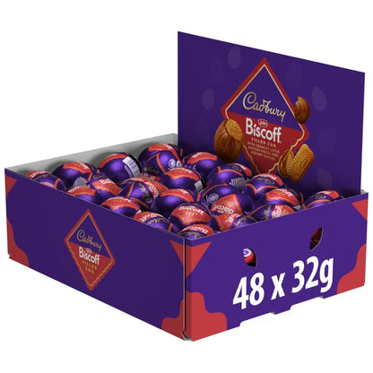 Cadbury Biscoff chocolate eggs bulk pack