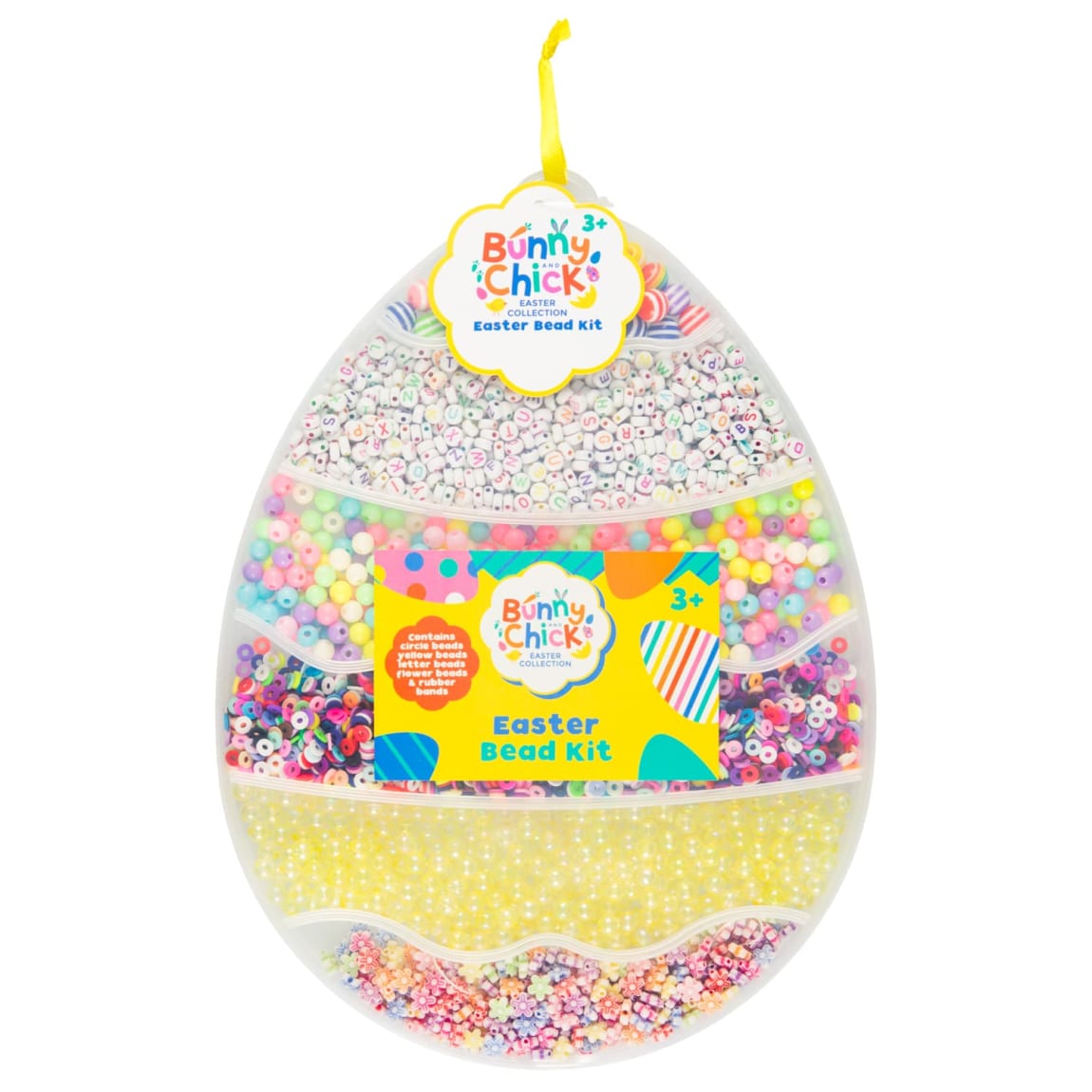 Easter Bead Kit for kids DIY bracelets and necklaces