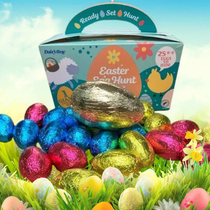 Easter egg hunt snacks box perfect for children’s parties