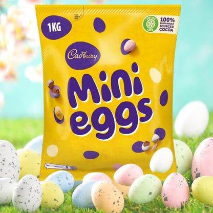 1kg chocolate mini eggs – ideal for parties, hunts, and events