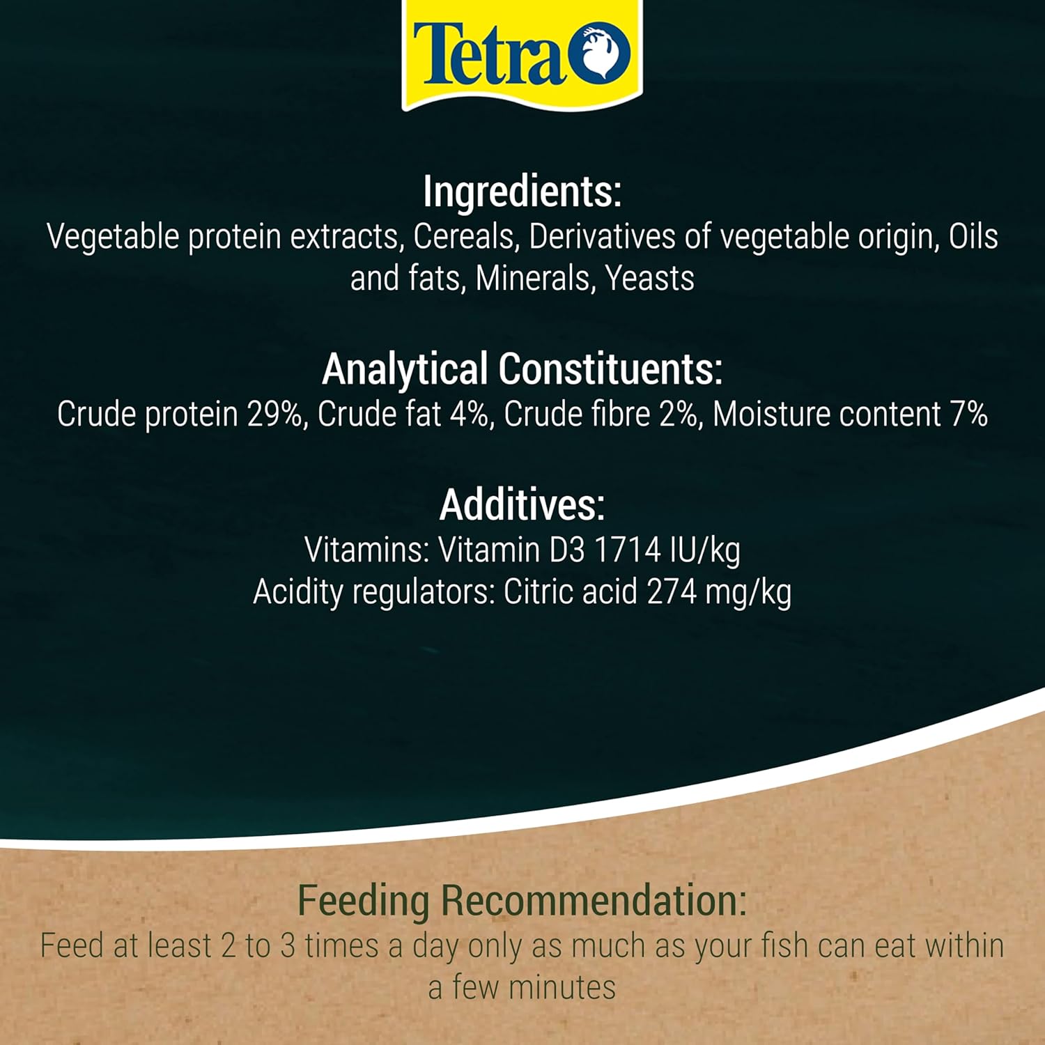 Easily digestible Tetra food sticks for pond fish