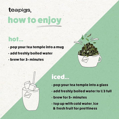 Biodegradable tea temples for eco-friendly brewing