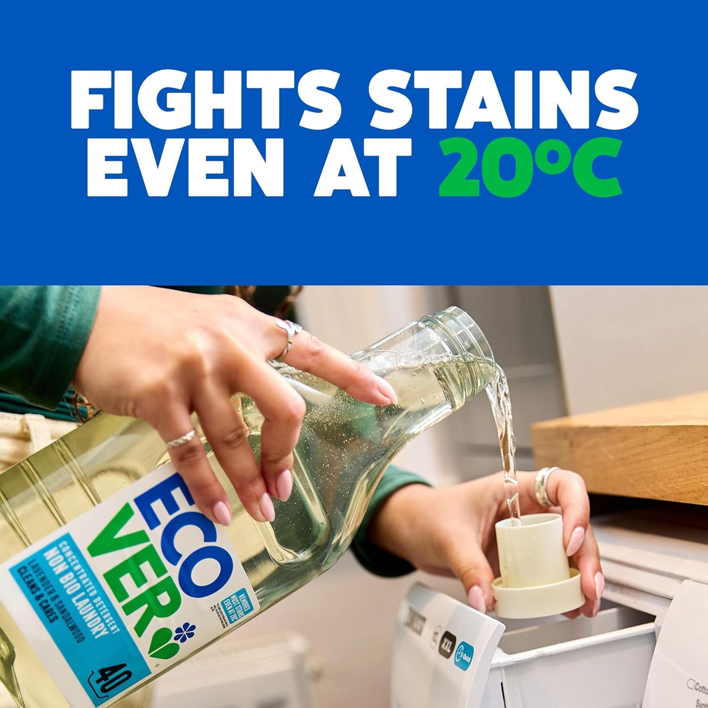Ecover Bio Laundry Detergent Refill – A skin-friendly, eco-conscious laundry detergent that’s kind to both your clothes and the environment.