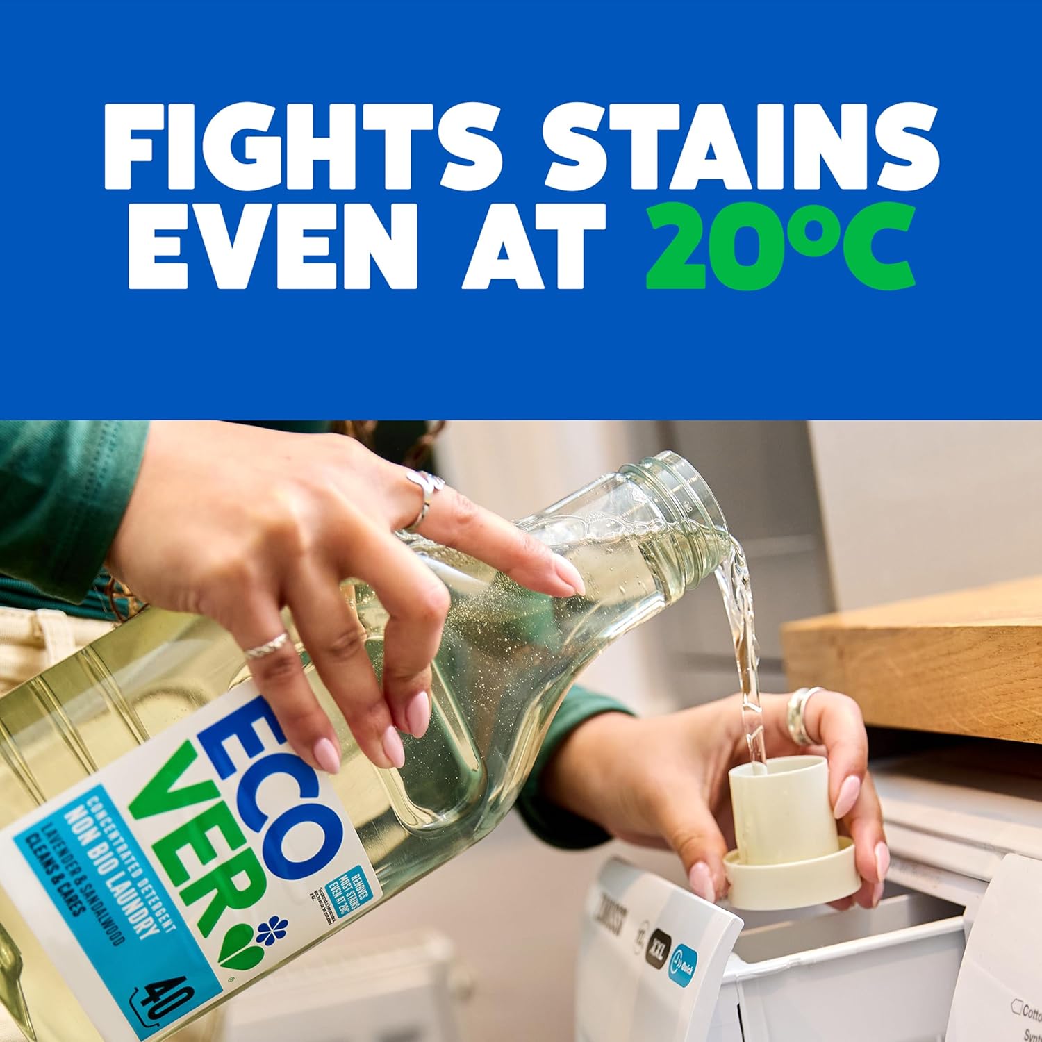 Ecover Bio Laundry Detergent Refill – A skin-friendly, eco-conscious laundry detergent that’s kind to both your clothes and the environment.