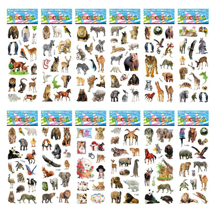 Cartoon themed craft stickers for school work