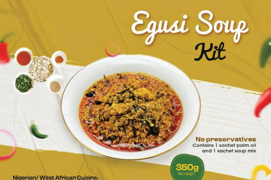 Egusi soup kit 300g Nigerian melon seed meal mix