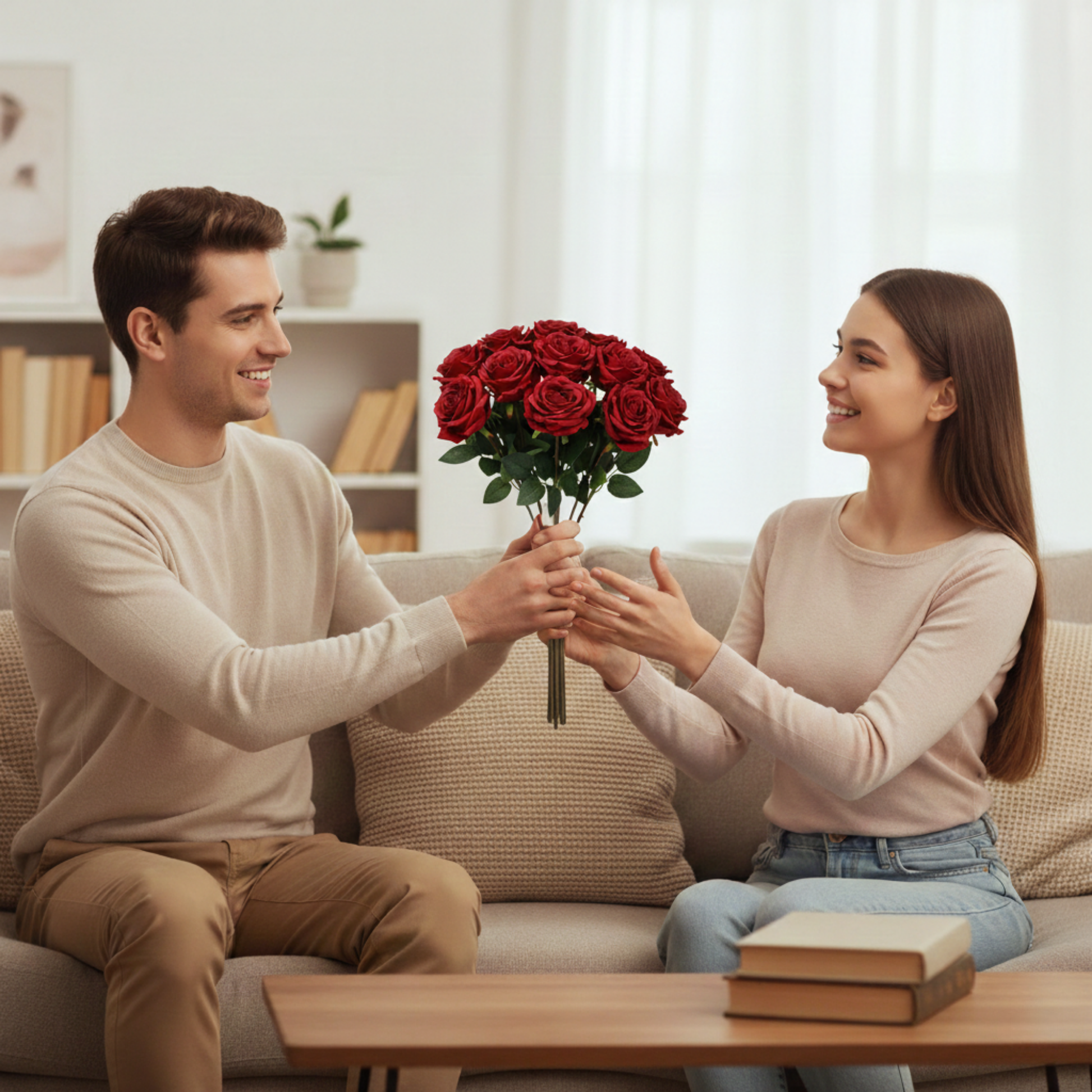 Luxury decorative bath soap flowers assortment