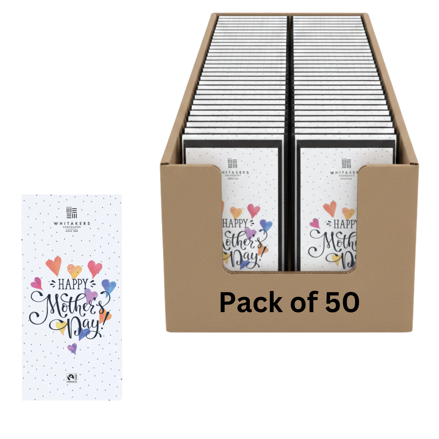 Single or multipack chocolate gift for Mother's Day