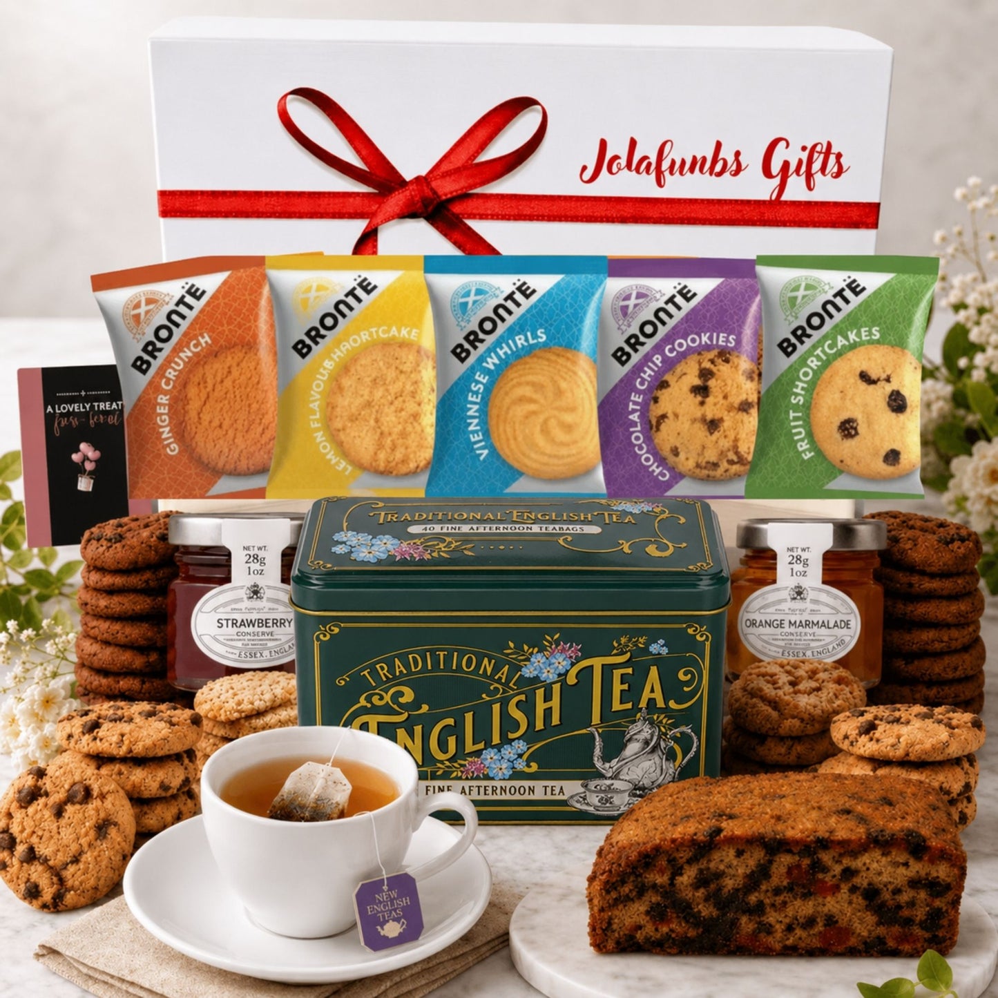 English Afternoon Tea Gift Hamper with Tea and Treats