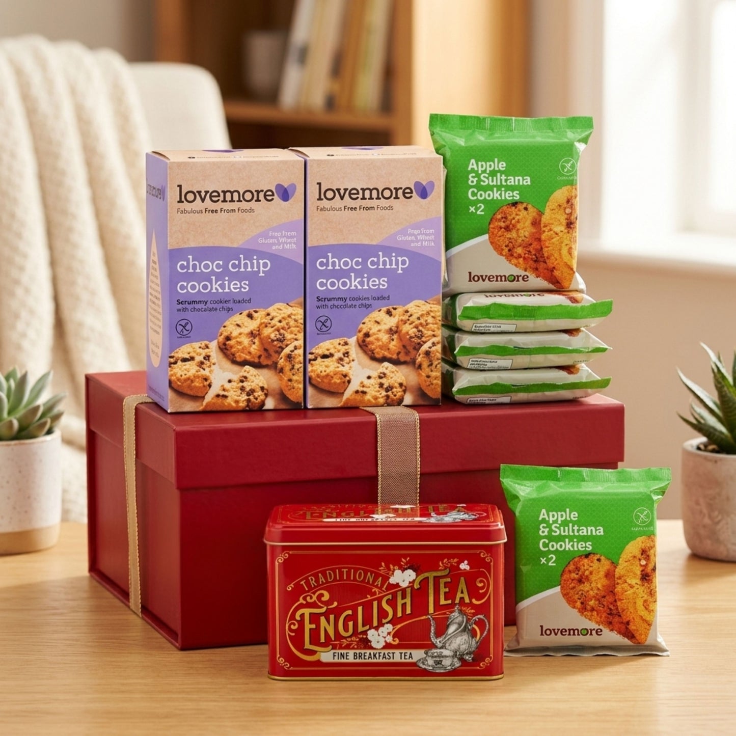 Gluten free chocolate chip cookies with Belgian chocolate