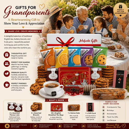 English breakfast tea tin containing 40 tea bags