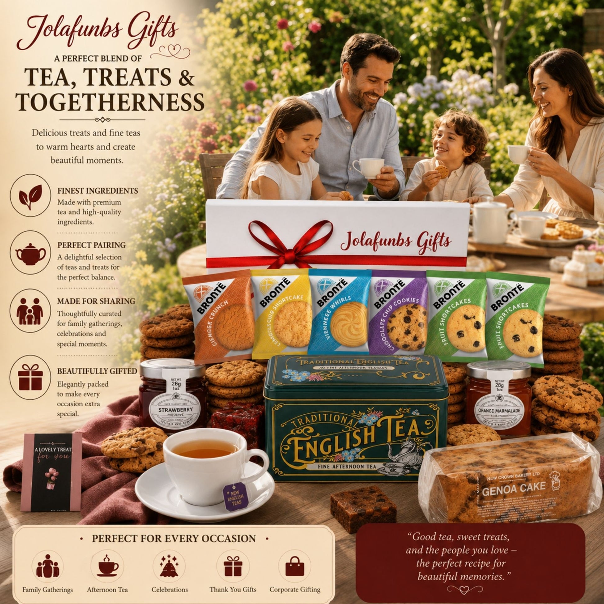 Traditional English tea gift set