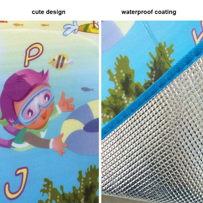 Baby mat aluminium dampproof backing moisture protection detail