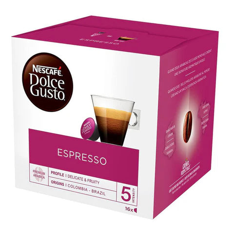 Espresso pods compatible with Dolce Gusto machines