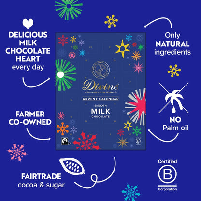 Ethical, eco-friendly, and vegetarian-friendly chocolate countdown for Christmas