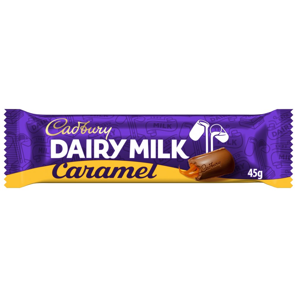 Creamy milk chocolate with luscious caramel filling, perfect for indulgence or sharing