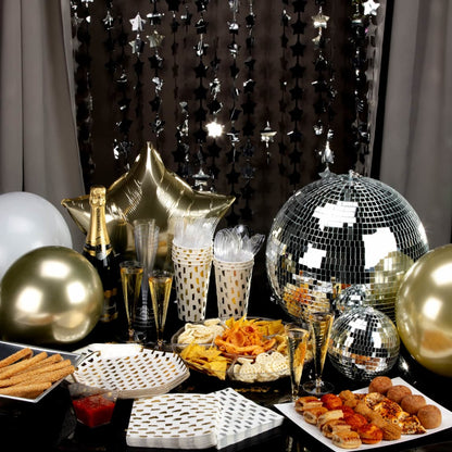 Party and event champagne glasses 8 pack