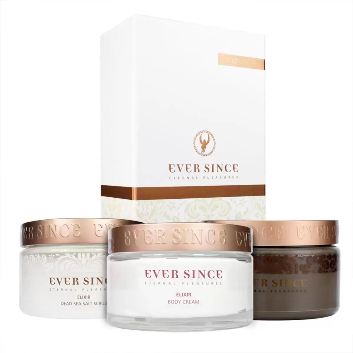 Ever Since Spa Trio Gift Set with Dead Sea Mud Mask Scrub and Cream