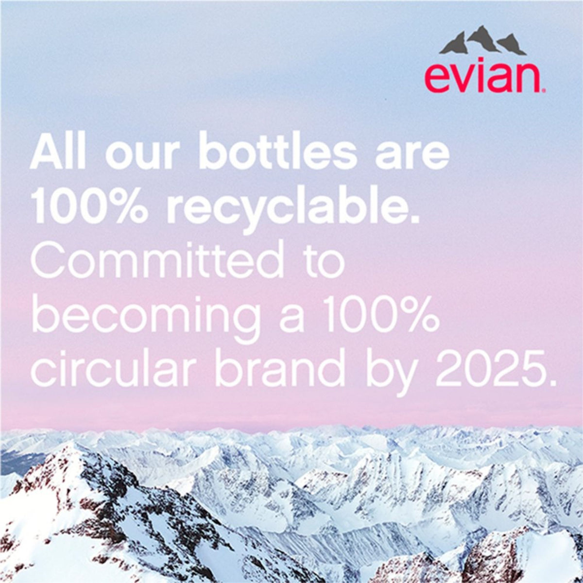 Evian Alpine natural mineral water