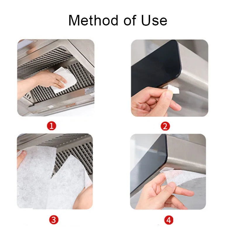 Disposable range hood grease filter