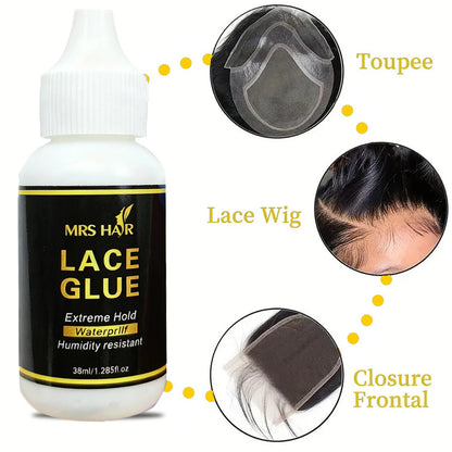 Wig installation glue suitable for lace front wigs