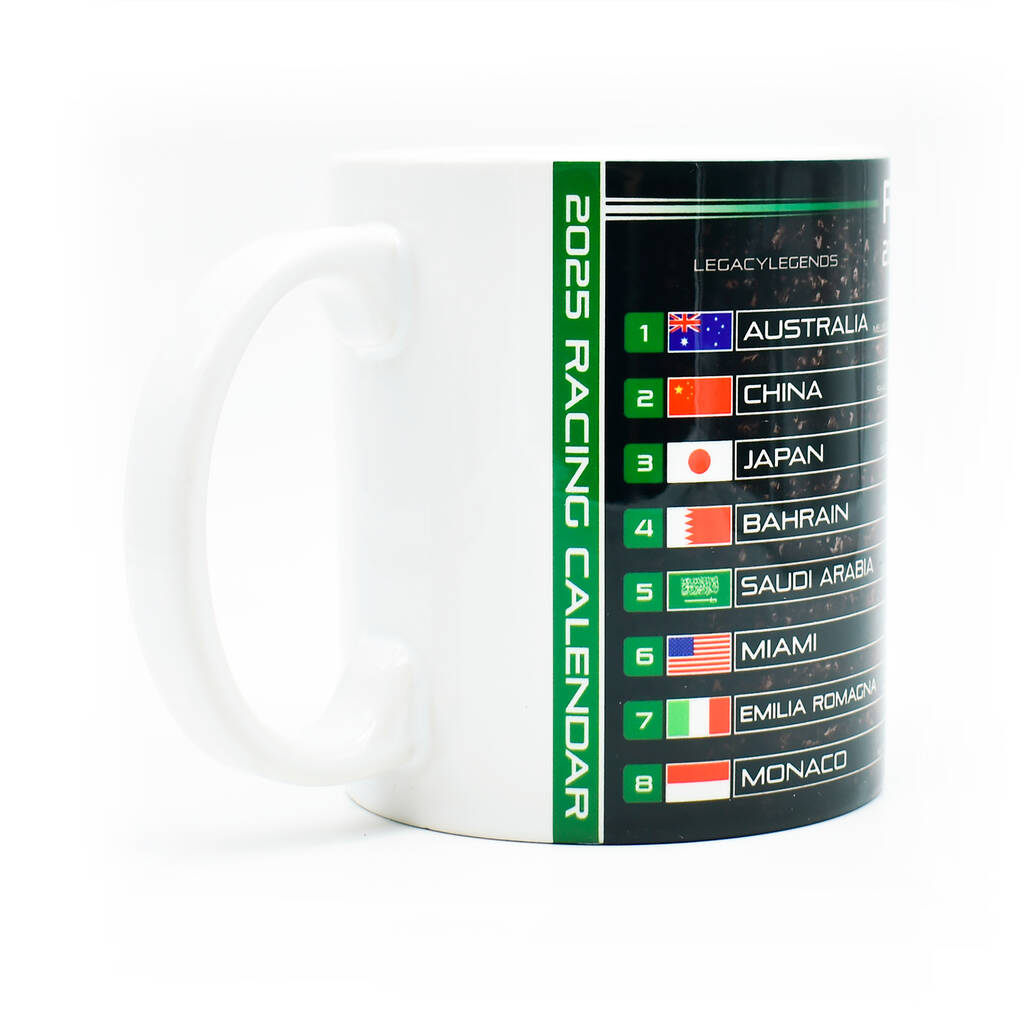 Formula One 2026 Ceramic Mug – Perfect Birthday or Fathers Day