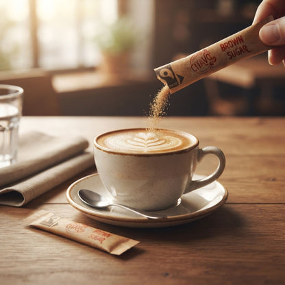 Fairtrade brown sugar sticks