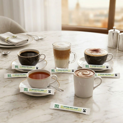 Fairtrade sugar sticks for hotels offices and catering